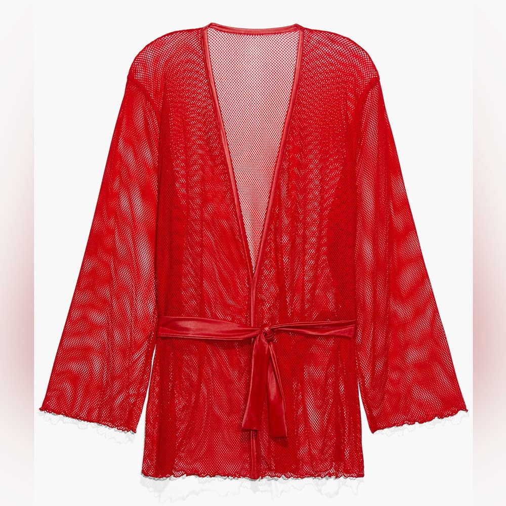 Savage X Fenty Flossy Fishnet Robe